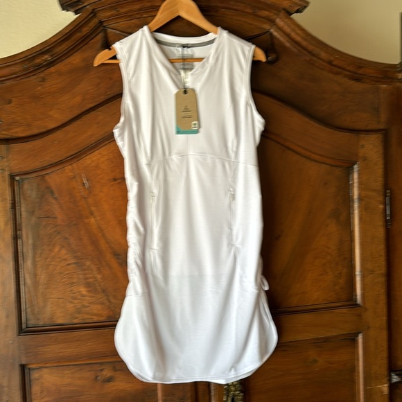 PrAna White Cover Up Dress, NWT - Picture 2 of 10